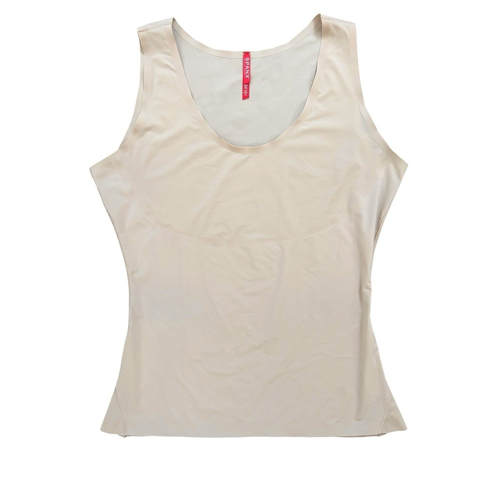 Spanx Trust Your Thinstincts Tank Nude Shapewear Camisole XL 10183R Scoop Neck